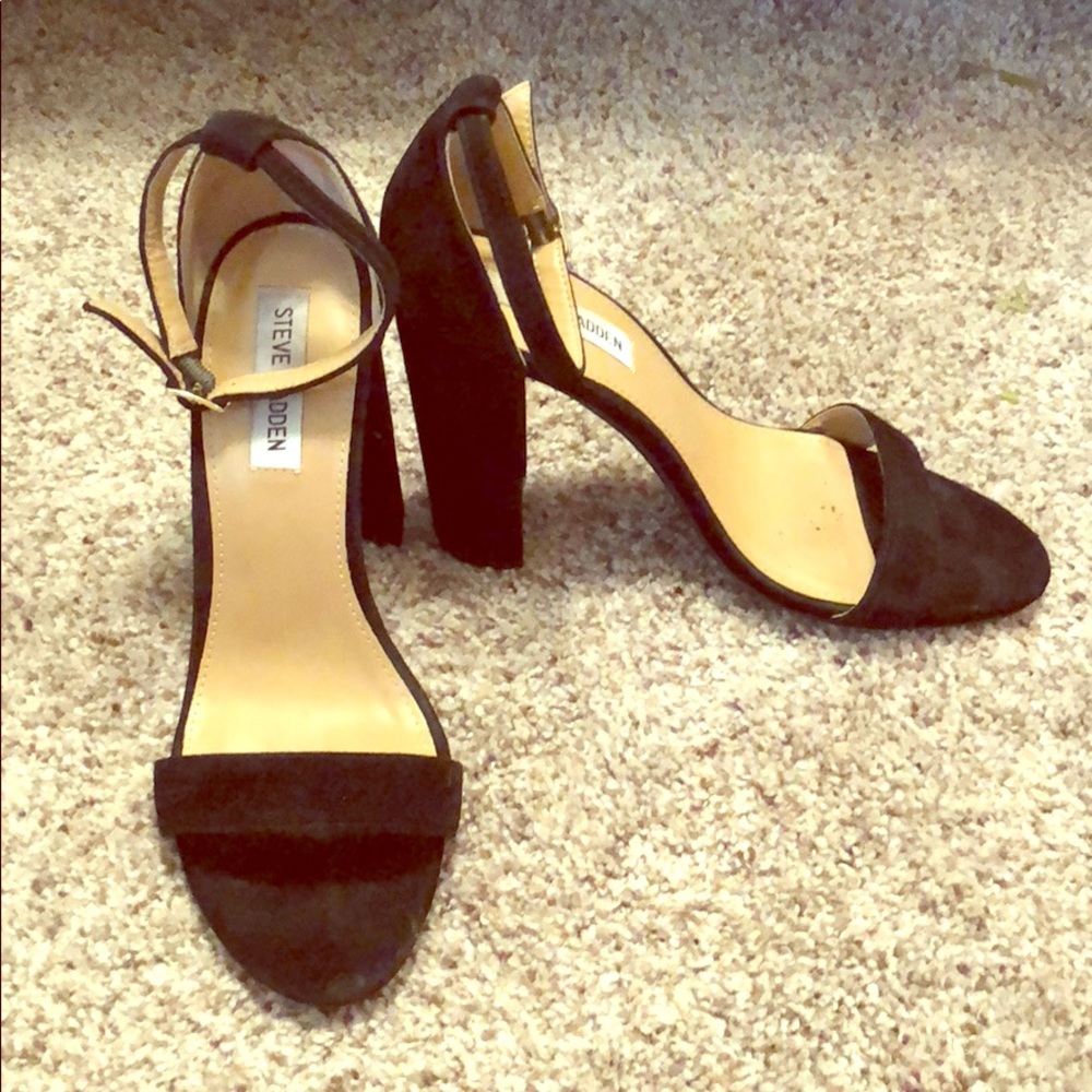 Suede Heeled Sandals